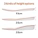 Height Increase Insole 1.5cm / 2.5cm / 3.5cm Breathable High Full Shoe Insoles Shoe Inserts Cushion Pads Lift Kits Elevator Insoles for Men Women White