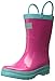 Hatley Girls' Fuchsia and Turquoise Rain Boots