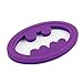 Bumkins Silicone Baby Teether, DC Comics, Batman Purple