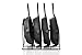 Miriga Life Heavy Duty Pot & Pan Organizer Rack Holder - Best for Kitchen and Cabinet Storage of Pots Pans Lids - Great for Cast Iron - No Assembly Required - Black