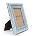 5x7 Picture Frame Distressed Blue - Mount Desktop Display, Frames by EcoHome