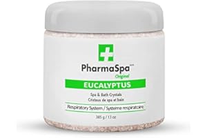 PharmaSpa Original: Spa and Bath Crystals with All-Natural Extracts - 385 g/13 oz – Epsom Bath Salt for Hot Tub Aromatherapy 