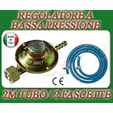Kit Regolatore Gas GPL Per Cucine E Barbecue - Completo Di Tubo 2mt, Fascette E Chiave In Omaggio! - Foto 9