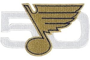 PATCH COLLECTION National Emblem 2017 NHL St Louis Blues 50th Anniversary Patch Official Jersey Embroidered