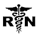 RN Registered Nurse Vinyl Decal | 5.5