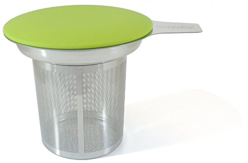 Click Here to See More Images Best Loose Leaf Tea Infuser & Herbal Tea Steeper - Brews, Strains & Steeps Single Cup of Extra Fine Tea - Dishwasher Safe Silicone Top and Stainless Steel Tea Tumbler Basket & Infuser