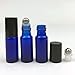 5ml Glass Roller Bottles-Set of 15 Roll Bottle With Metal Ball for Essential Oil,SYY8482; Aromatherapy,Perfumes and Lip Balms (Blue)