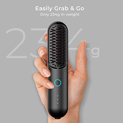 TYMO Porta Cordless Hair Straightener Brush Mini Portable