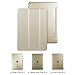 ESR Yippee Smart Case for The iPad Air 2, Smart Case Cover [Synthetic Leather] Translucent Frosted Back Magnetic Cover with Auto Sleep/Wake Function [Light Weight] (Champagne)