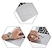 ChasBete Palm Rest Cover Sticker Skin for Macbook Pro Retina 15 Inch Color Silver Body Protective Film (A1398 Only)