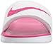 NIKE Women's Benassi Solarsoft Slide Sandal, White/Fire Berry, 11 B(M) US
