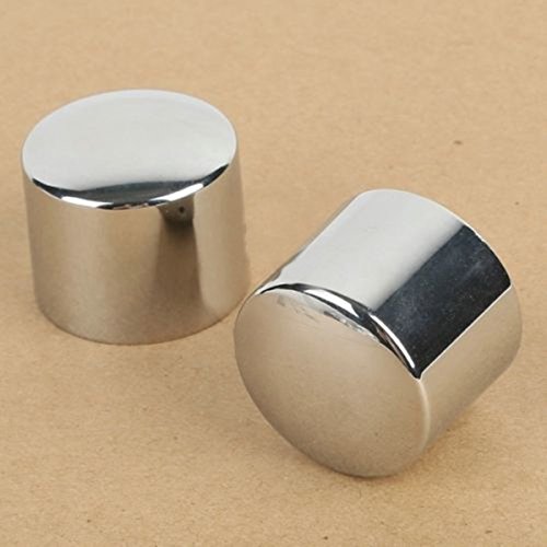 Chrome Front Axle Nut Cover Bolt For Harley Touring Softail Road King Glide FLTR