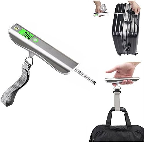 Luggage Scale Digital Scale and Hanging Scale for Weight Digital Gram Scale Luggage Weight Scale With Tape Measure 110 lb/ 50KG Portable Scale for Travel Home Use and Gifts