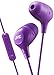 JVC HA-FX38M in-Ear Headphones with 1-Button Remote Control and Microphone - Violet (Violet)