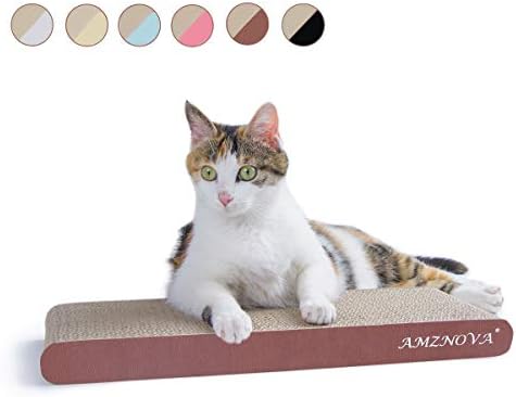 Amznova Cat Scratcher Cardboard Scratching Pads Scratch Lounge