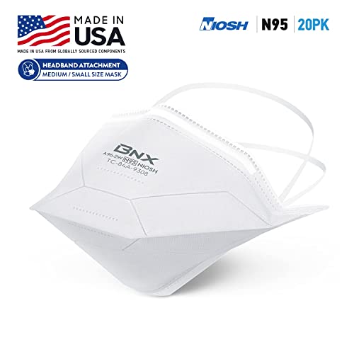 BNX N95 Mask NIOSH Certified MADE IN USA Duckbill Style Particulate