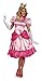 Disguise Women's Nintendo Super Mario Bros.Princess Peach Deluxe Costume, Pink, Small/4-6
