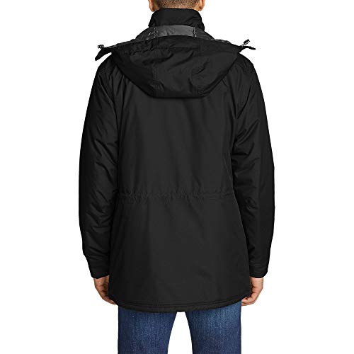Eddie Bauer Men's Rainfoil Insulated Parka, Black Regular M Pricepulse