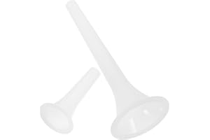 DECORNIJIA 2pcs Sausage Filler Tubes for Electric Meat Grinder Sausage Stuffer Funnel Attachment Extended for