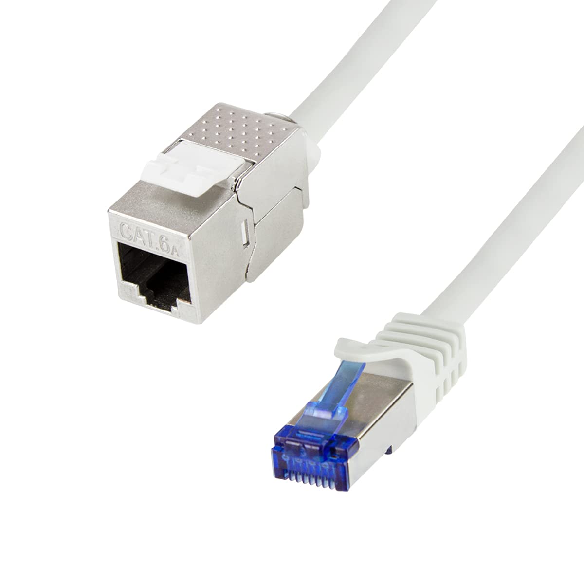 Logilink CC5072S - Consolidation Point Patch Cable, CAT 6A, S/FTP, Grey, 5 m