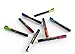 Liquid Chalk Markers - Set of 10 Reversible Tip Paint Pens Vivid Bright Neon Colors and White , 6mm Dual Tip