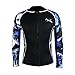 Layatone Wetsuit Top Women Men Premium 3mm Neoprene Diving Suit Jacket for Women - Wetsuit Jacket Long Neoprene -Sleeves Diving Surfing Snorkeling Top - Wet Suit Top (Black- Neoprene Sleeve, Small)