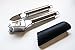 Professional Grade Stainless Steel Garlic/Ginger Press, 2-Chamber Lemon/Lime Press, Stainless Steel Hand Held Cheese Grater & Lemon Zester, Pastry Brush, Tube Roller Set By Better Than Basics