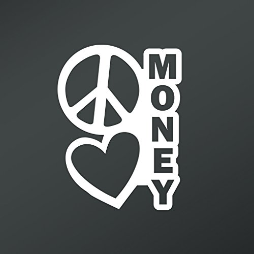 Peace Love Money Vinyl Decal Sticker Cars Trucks Vans Walls Laptops Cups White 5 5 X 4 1 Inch Kcd1668 Buy Online In China At China Desertcart Com Productid