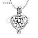 Ny Sterling Silver Olympic Rings Heart Locket Pendant Pack of 3pcs