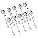 Zicome Set of 10 Honey Spoons, Stainless Steel, 7-Inch Long