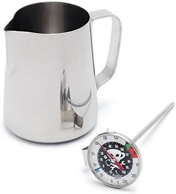 20oz. Steaming Pitcher &amp; Thermometer Combo