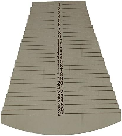 ManOnMoon Stainless Steel Bracelet Bangle Sizer Tool Gauge Metric Size-1 to 27 mm