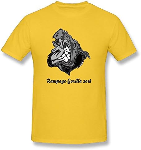Rampage Gorilla 2018 Round Neck Shirt, Humor Print Tee