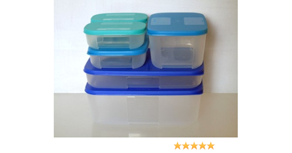 TUPPERWARE A102 nevera (6) Sistema de dosis cajas : Amazon.es ...