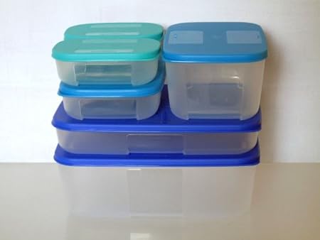 TUPPERWARE A102 nevera (6) Sistema de dosis cajas: Amazon.es: Hogar