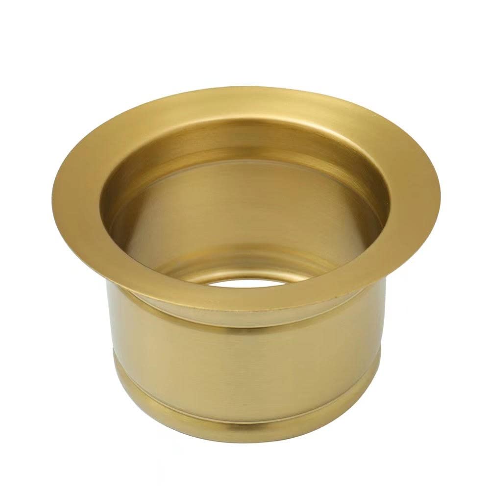 STARSTAR Sink Flange, Deep Garbage Disposal Flange for Kitchen Sink, Fit for 3-1/2 Inch Standard Sink Drain Hole (Gold)