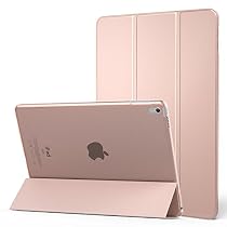 MoKo Case for iPad Pro 9.7 - Ultra Slim Lightweight Smart-shell Stand Cover with Translucent Frosted Back Protector for Apple iPad Pro 9.7 Inch 2016 Release Tablet, Rose GOLD (with Auto Wake / Sleep)