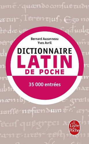 Dictionnaire latin de poche