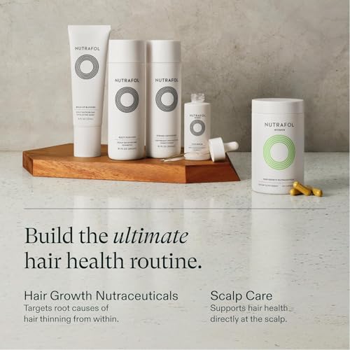 Nutrafol Women's Hair Growth Supplements, Ages 18-44, Clinically Tested for Visibly Thicker and Stronger Hair, Dermatologist Recommended - 1 Month Supply