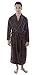 Livingston Men & Women's Soft Plush Warm Fleece Bathrobe