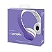 LilGadgets Connect+ Wired Kids Headphones for School with Mic, Volume Limited & Noise Reduction, On-Ear Headset with Cord, SharePort Technology for Multiple Kids & SoftTouch Padding, Purple