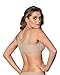 Leonisa Posture Corrector Bra, Wireless Front Closure Posture Bra with Contour Cups – Back Support and Everyday Comfort, Beige, 34C