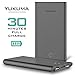 Yukuma Power Bank - World's Fastest Recharge - 30 Minutes - 10000 mAH - / Portable Fast Charger External Battery for Phones, Tablets, Cameras [German Engineered] (FCC, CE Certified) (Grey)