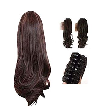 Prime Synthetic Ponytail Hair Extensions Claw Clip Hair Extensions