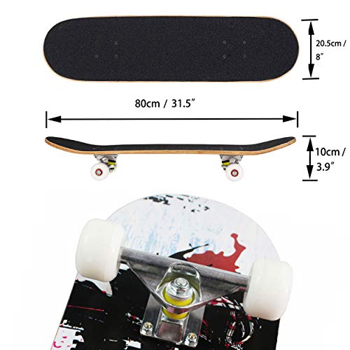 2 Geelife+Skateboard+Complete+Longboards+Beginners