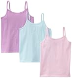 Hanes Big Girls' Camisole, Assorted, Medium (Pack of 3)
