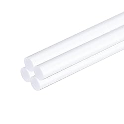 MECCANIXITY 4pcs Acrylic Round Rods 5/32" x