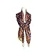 PASKMLNA Reversible Paisley Pashmina Shawl Wrap Elegant Colors (023-19Navy)