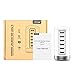 seenda USB Wall Charger, USB Phone Charger - 6-Port Multi USB Charger with Smart Identification - White