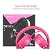 Kids Headphones, Gorsun Lightweight Stereo Foldable Wired Headsets for Kids Adults Adjustable Headband Headset for Cellphones iPhone Laptop Computer Mp3/4 Earphones(Pink)